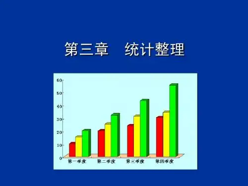 第3章 统计整理