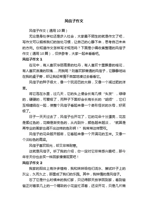 风信子作文