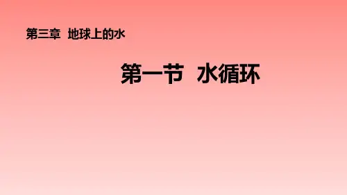 【课件】水循环+课件高一地理人教版(2019)必修第一册