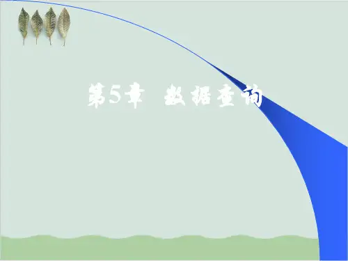 数据库基础之数据查询PPT课件( 79页)