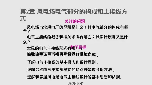 风力发电电气系统PPT课件