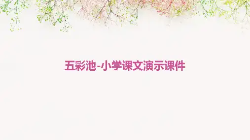 五彩池-小学课文演示课件