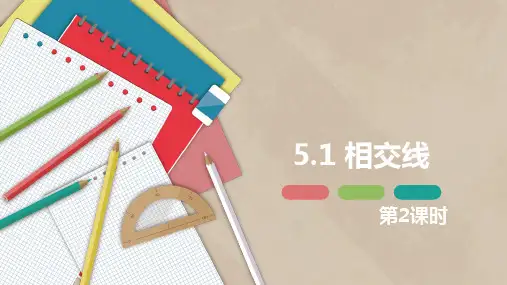 人教版七年级数学下册《相交线》ppt