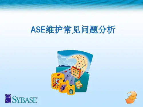 ASE维护常见问题分析