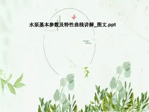 水泵基本参数及特性曲线讲解_图文