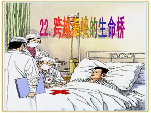 人教版四年级语文上册22.跨越海峡的生命桥(精品课件)ppt