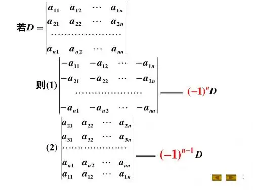 2-3(拉普拉斯展开定理)