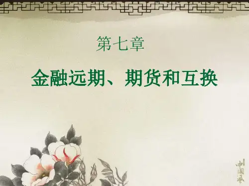 ew07金融远期、期货与互换