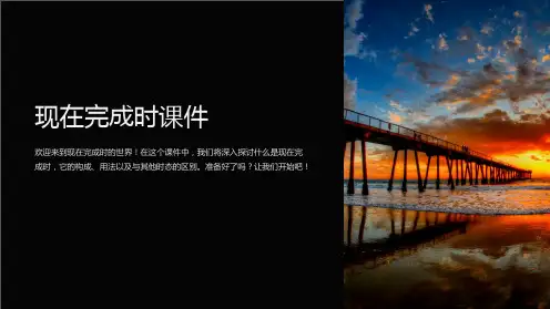 现在完成时课件