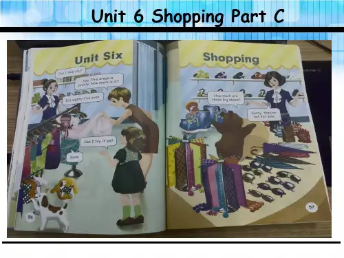 四年级下册英语课件-Unit 6 Shopping C_人教(PEP)(2014秋) (共23张PP