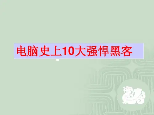 网络安全十大黑客