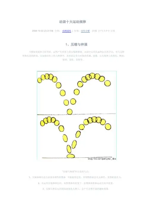 动画十大运动规律
