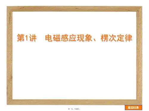 人教版高中物理《楞次定律》PPT下载