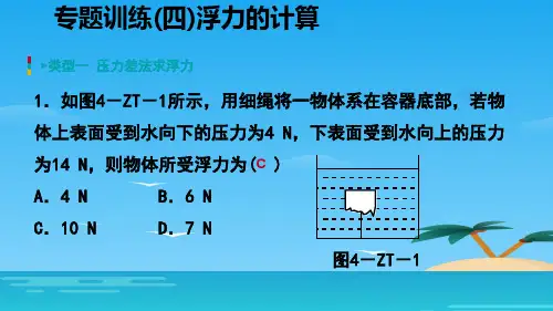 浮力的计算浮力ppt优秀课件资料
