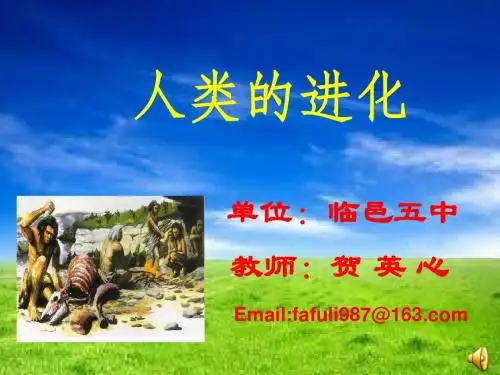 人类的进化ppt 人教版