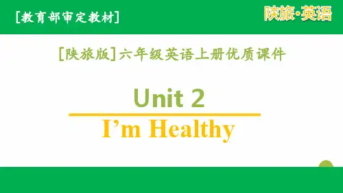 陕旅版英语六年级上学期unit2单元课件全套