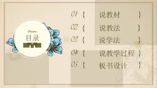 音乐说课比赛模板图画展览会说课ppt课件.ppt