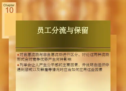 员工分流与保留ppt课件
