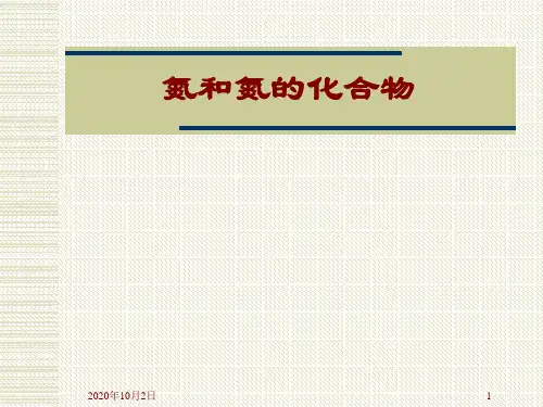 氮族元素PPT课件