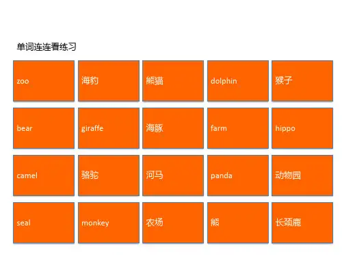 Unit 6 Would you like t trip_单词连连看(课件)人教精通版英语四年级下册