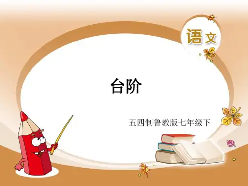 课件-9 台阶(3)(配五四制鲁教版)