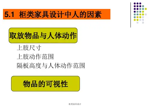柜类家具设计课件