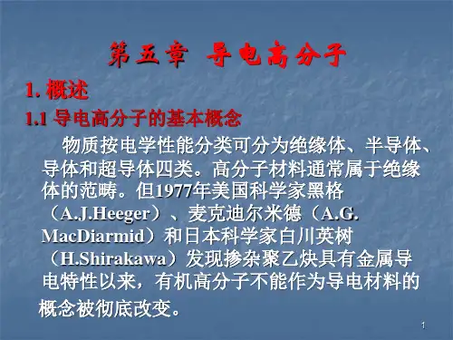 导电聚合物课件 共72页PPT资料