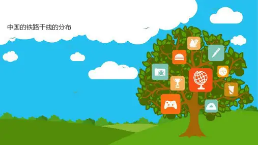 人教版地理初中8年级上册-第4章第2节-中国的铁路干线的分布
