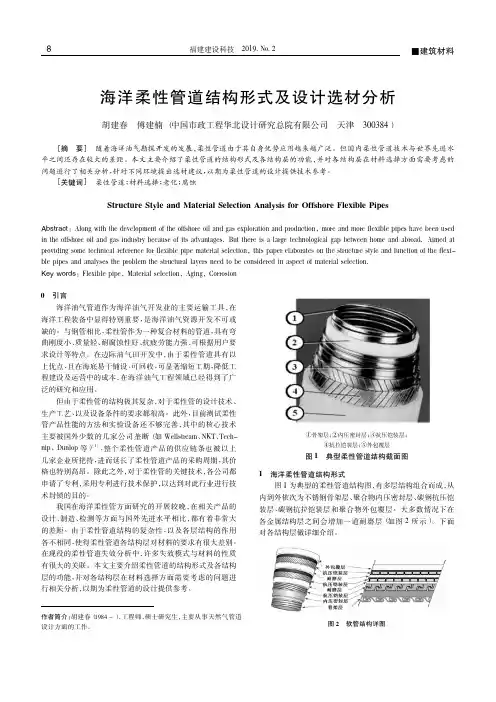 海洋柔性管道结构形式及设计选材分析