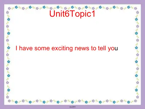 仁爱版八年级下册英语Unit_6Topic1复习课课件