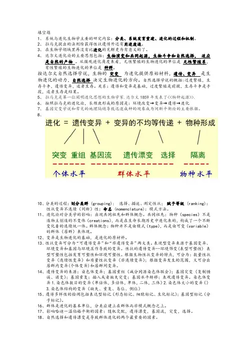系统与进化生物学