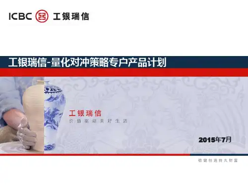 工银瑞信-量化对冲策略专户产品计划书PPT