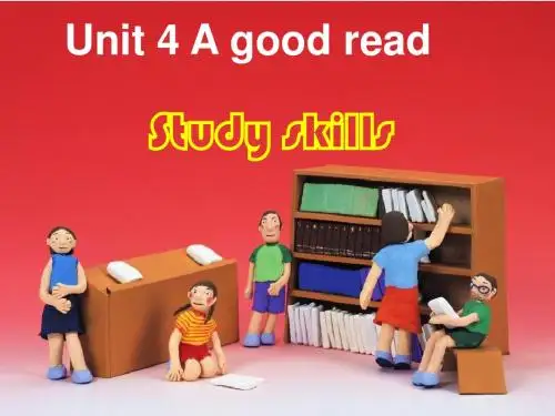 牛津译林版八年级下册Unit 4《A good read》(Study skills)课件