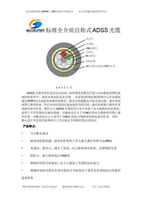 ADSS光缆介绍