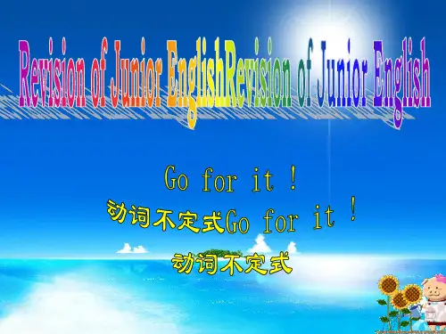 中考英语语法复习-动词不定式 (共27张PPT)