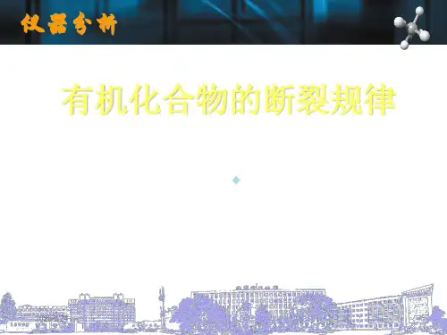 质谱谱图解析