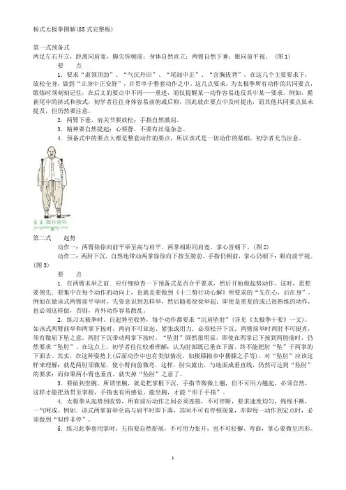 图解85式杨式太极拳