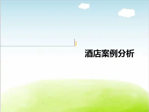酒店设计案例分析(共 55张)