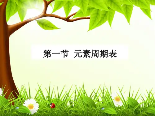 人教版高中化学必修二课件-1.1 元素周期表30