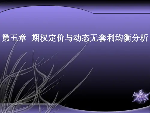 期权定价与动态无套利均衡分析
