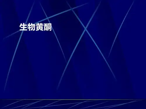 生物黄酮PPT课件
