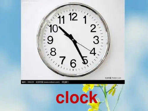 湘少版英语三年级下册：unit 5 what time is it教学课件(1)