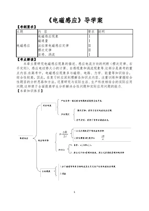 电磁感应导学案