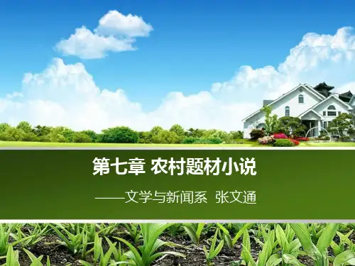 第七章 农村题材小说
