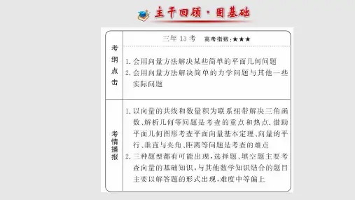 平面向量应用举例PPT课件