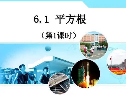 人教版七年级数学下册6.1.1算术平方根