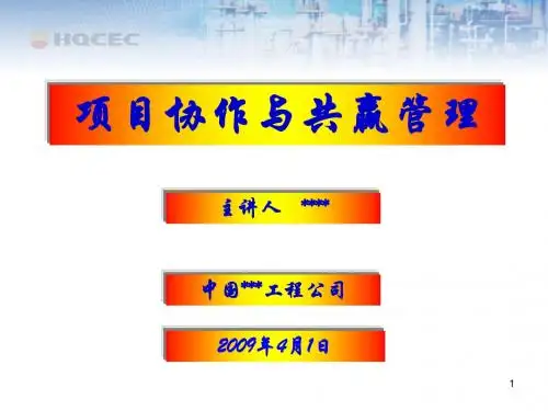 国际EPC工程总承包项目管理实务-项目协作与共赢管理