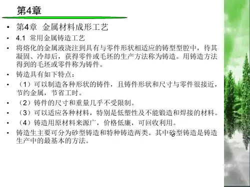 《铸造工艺》PPT课件