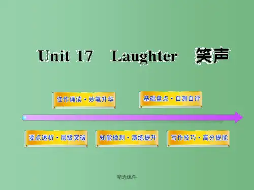 高中英语全程复习方略配套课件 Unit17《Laughter》 北师大版选修6 