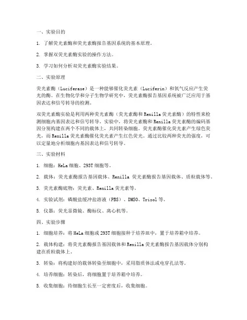 双荧光实验报告